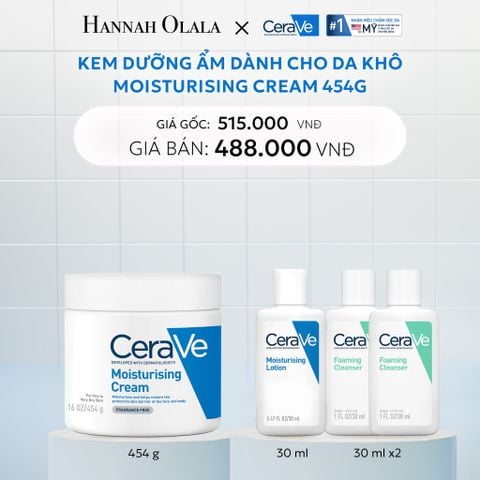  C3_DEAL 3: KEM DƯỠNG ẨM DÀNH CHO DA KHÔ MOISTURIZING CREAM 454G 