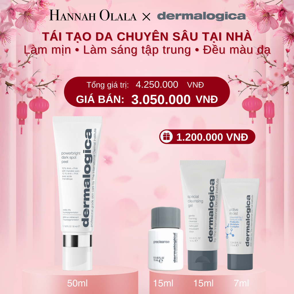  DEAL 3: PEEL CẢI THIỆN BỀ MẶT DA LÀM SÁNG RÕ RỆT CÁC ĐỐM NÂU POWERBRIGHT DARK SPOT PEEL 50ML 