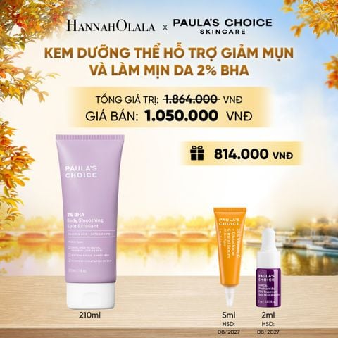 KEM DƯỠNG THỂ GIÚP LOẠI BỎ TẾ BÀO DA CHẾT VÀ MỀM MỊN DA 2% BHA 210ML - DEAL 3 - E25 