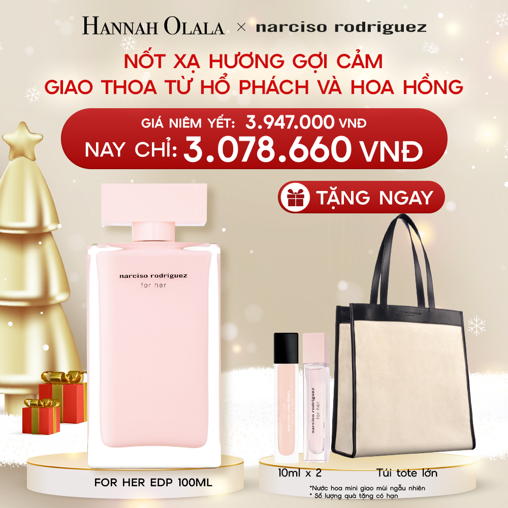  A236_DEAL 3: Nước Hoa nữ Narciso Rodriguez For Her Eau De Parfum 100ml 