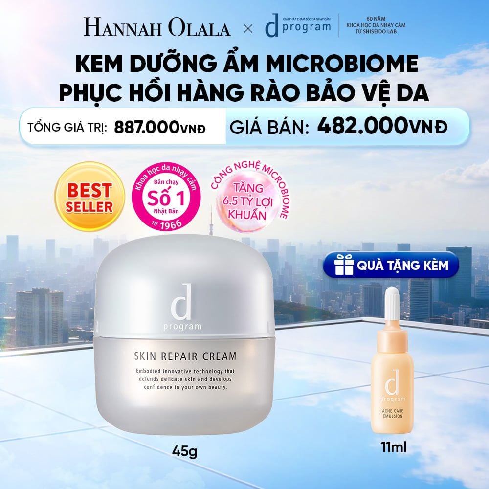  KEM DƯỠNG ẨM VÀ PHỤC HỒI DA D PROGRAM SKIN REPAIR CREAM 45G - DEAL 3 