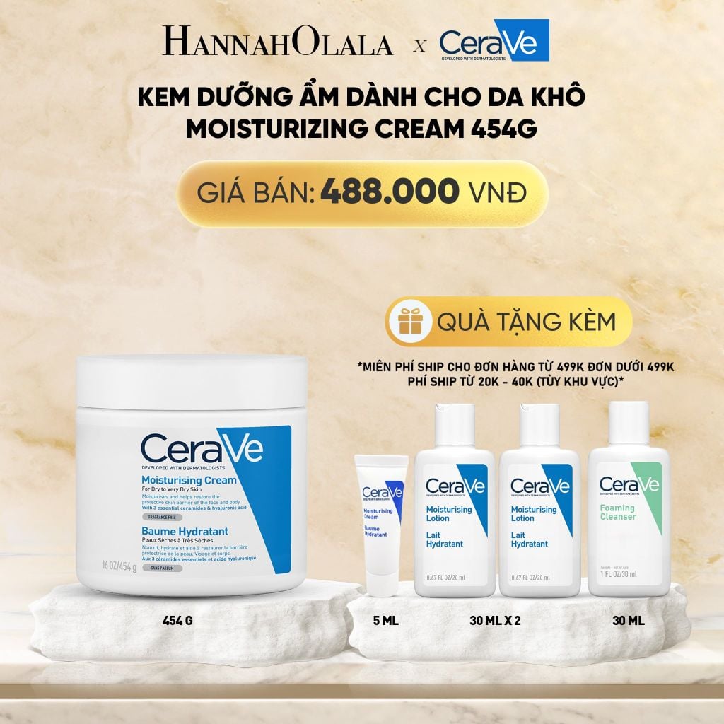  DEAL 7 KEM DƯỠNG ẨM DÀNH CHO DA KHÔ MOISTURIZING CREAM 454G 