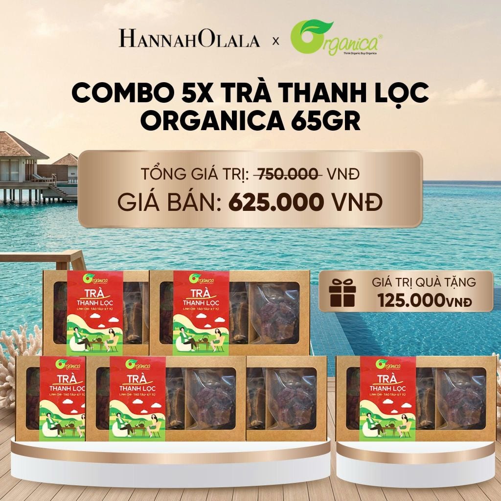  COMBO 5X TRÀ THANH LỌC ORGANICA 65GR - DEAL 3 