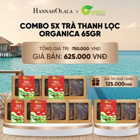  COMBO 5X TRÀ THANH LỌC ORGANICA 65GR - DEAL 3 