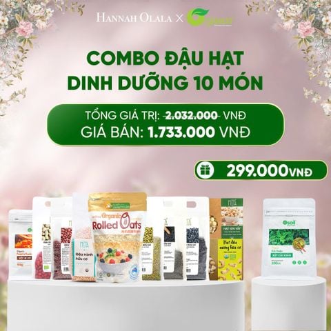  E561_DEAL 3: COMBO ĐẬU HẠT DINH DƯỠNG 10 MÓN 