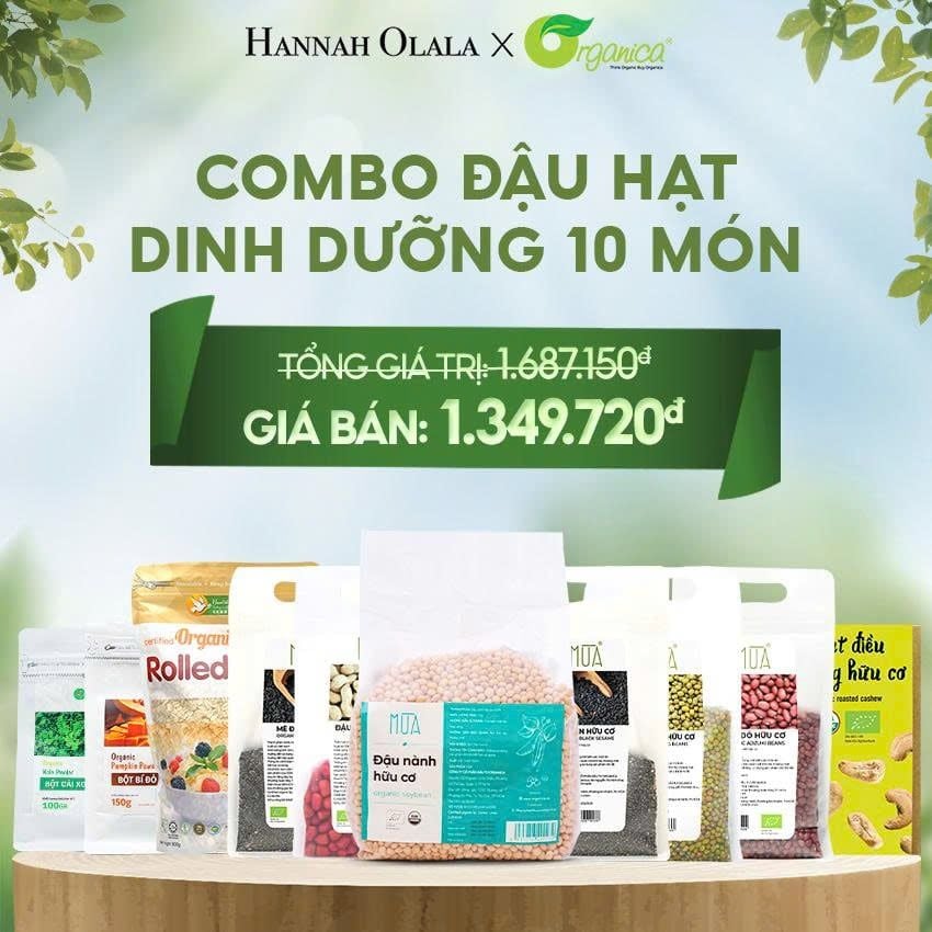  E74_DEAL 3: COMBO ĐẬU HẠT DINH DƯỠNG 10 MÓN 