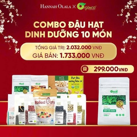  DEAL 3: COMBO ĐẬU HẠT DINH DƯỠNG 10 MÓN 