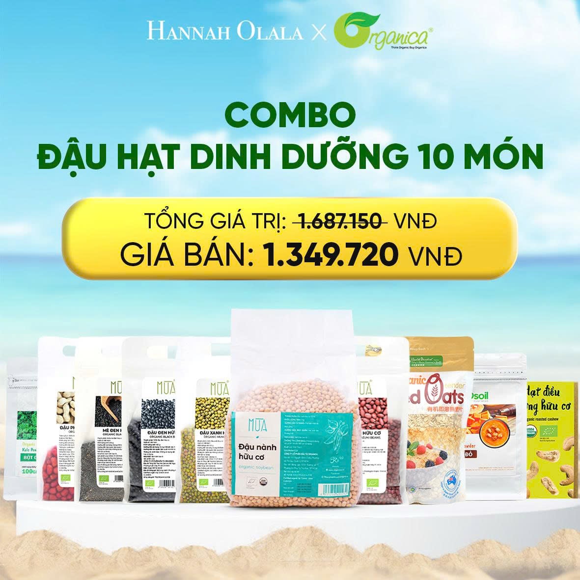 Combo Đậu Hạt Dinh Dưỡng A662 10 Món