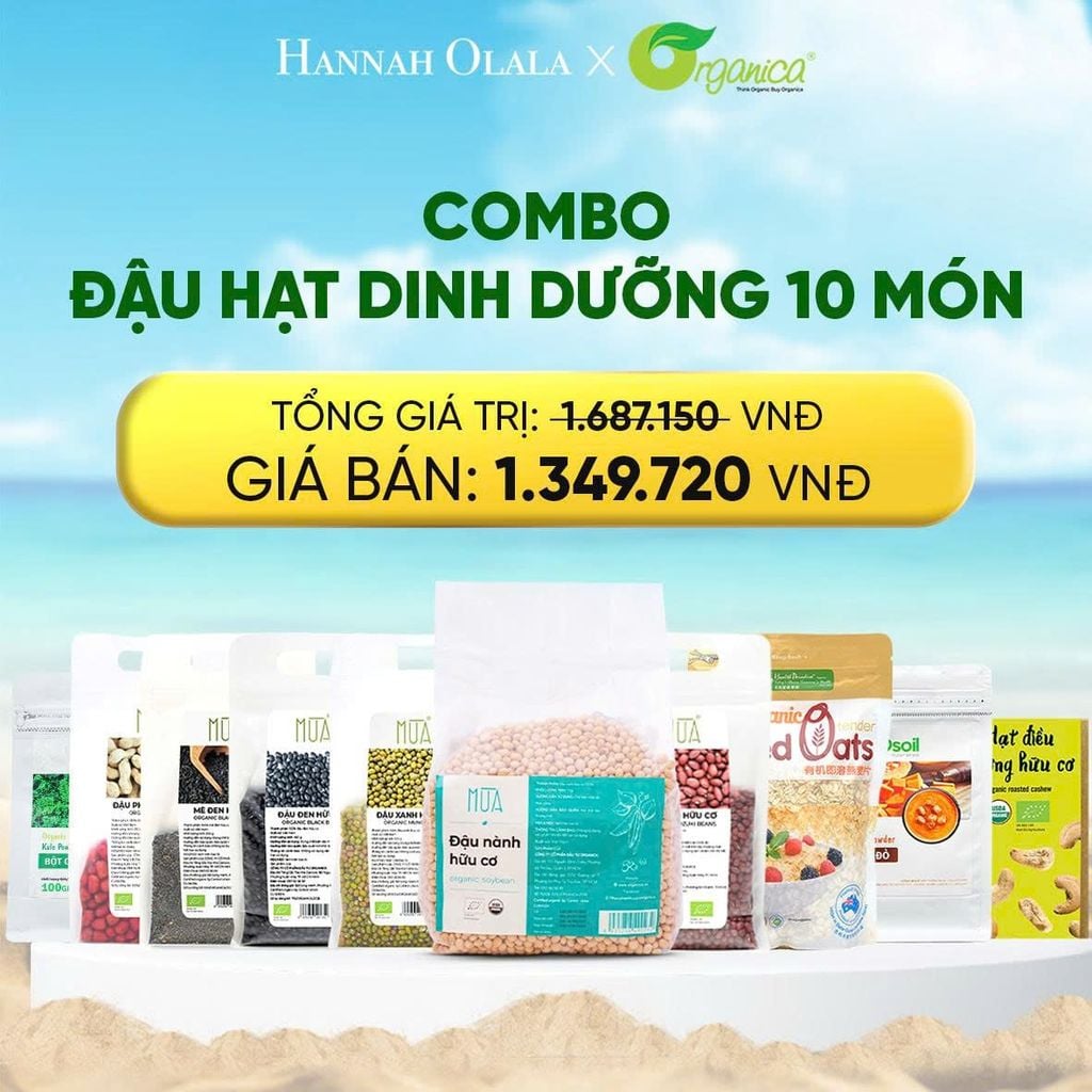  DEAL 3: COMBO ĐẬU HẠT DINH DƯỠNG 10 MÓN 