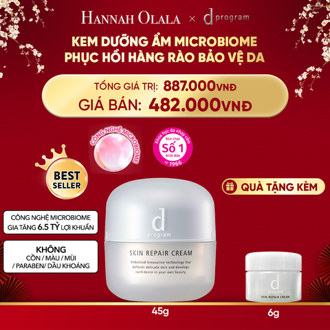  A327_DEAL 3: KEM DƯỠNG ẨM VÀ PHỤC HỒI DA D PROGRAM SKIN REPAIR CREAM 45G 