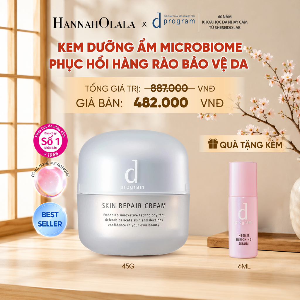  KEM DƯỠNG ẨM VÀ PHỤC HỒI DA D PROGRAM SKIN REPAIR CREAM 45G - DEAL 3 