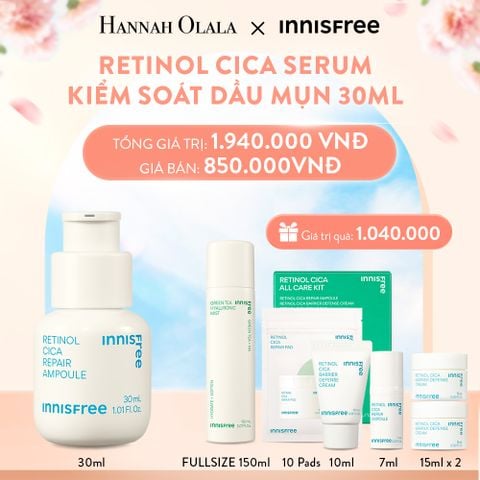  A368_DEAL 3: RETINOL CICA SERUM KIỂM SOÁT DẦU MỤN 30ML 