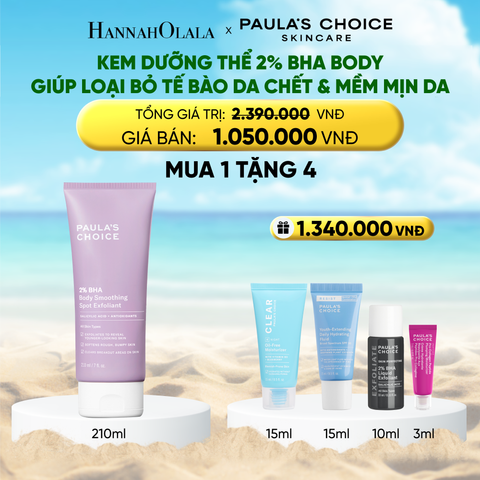  KEM DƯỠNG THỂ GIÚP LOẠI BỎ TẾ BÀO DA CHẾT VÀ MỀM MỊN DA 2% BHA 210ML 
