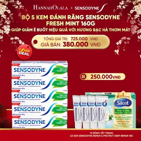  DEAL 3: [FLASH DEAL] BỘ 5 KDR SSD FRESH MINT 160G 