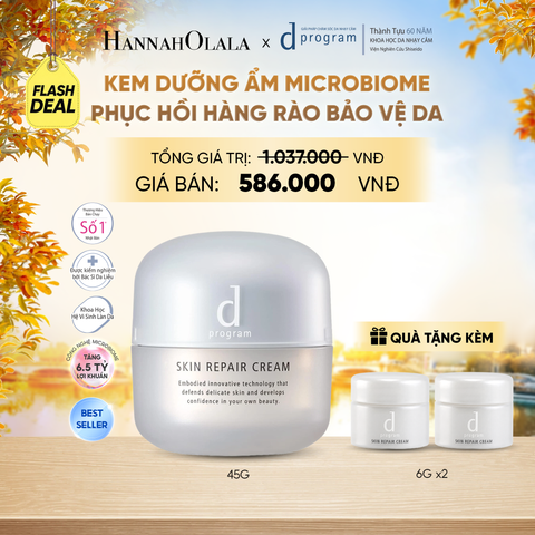 KEM DƯỠNG ẨM VÀ PHỤC HỒI DA D PROGRAM SKIN REPAIR CREAM 45G - DEAL3 - E118 