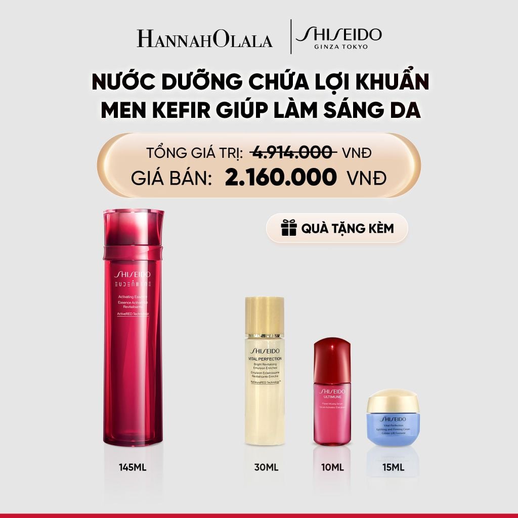  NƯỚC THẦN ĐỎ SHISEIDO EUDERMINE ACTIVATING ESSENCE 145ML - DEAL 03 - C82 