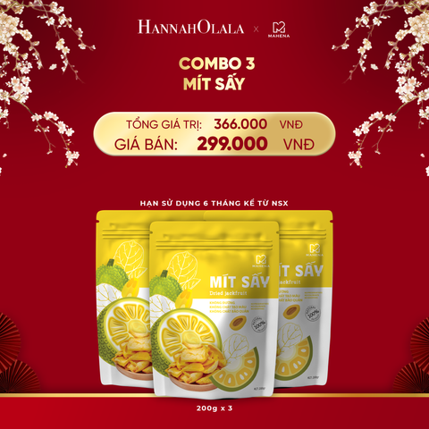  DEAL 3: COMBO 3 MÍT SẤY 200G 