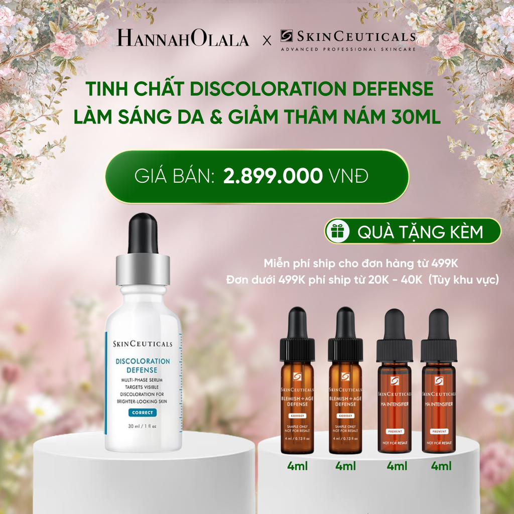  DEAL 3 TINH CHẤT DISCOLORATION DEFENSE GIÚP LÀM SÁNG DA & GIẢM THÂM NÁM 30ML 