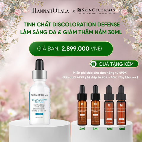  DEAL 3 TINH CHẤT DISCOLORATION DEFENSE GIÚP LÀM SÁNG DA & GIẢM THÂM NÁM 30ML 