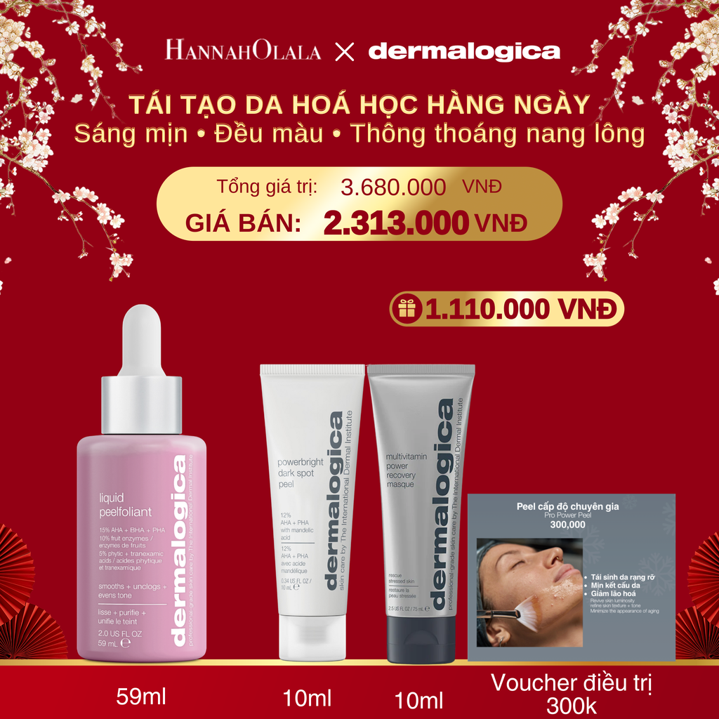  DEAL 3: PEEL CẢI THIỆN BỀ MẶT DA HÀNG NGÀY PHIÊN BẢN NÂNG CẤP LIQUID PEELFOLIANT 59ML 