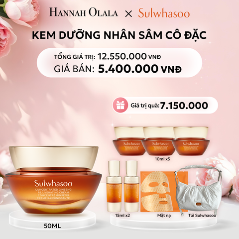  E746: DEAL 3A: KEM DƯỠNG NHÂN SÂM CÔ ĐẶC CONCENTRATED GINSENG REJUVENATING CREAM 50ML - [GIAO HÀNG TỪ 03/10] 
