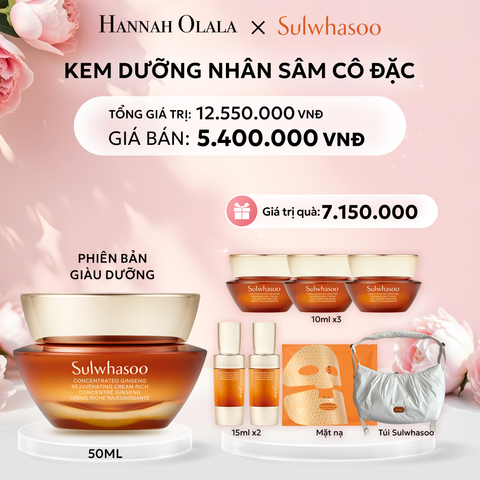  E747: DEAL 3B: [PHIÊN BẢN GIÀU DƯỠNG] KEM DƯỠNG NHÂN SÂM CÔ ĐẶC CONCENTRATED GINSENG REJUVENATING CREAM RICH 50ML - [GIAO HÀNG TỪ 03/10] 