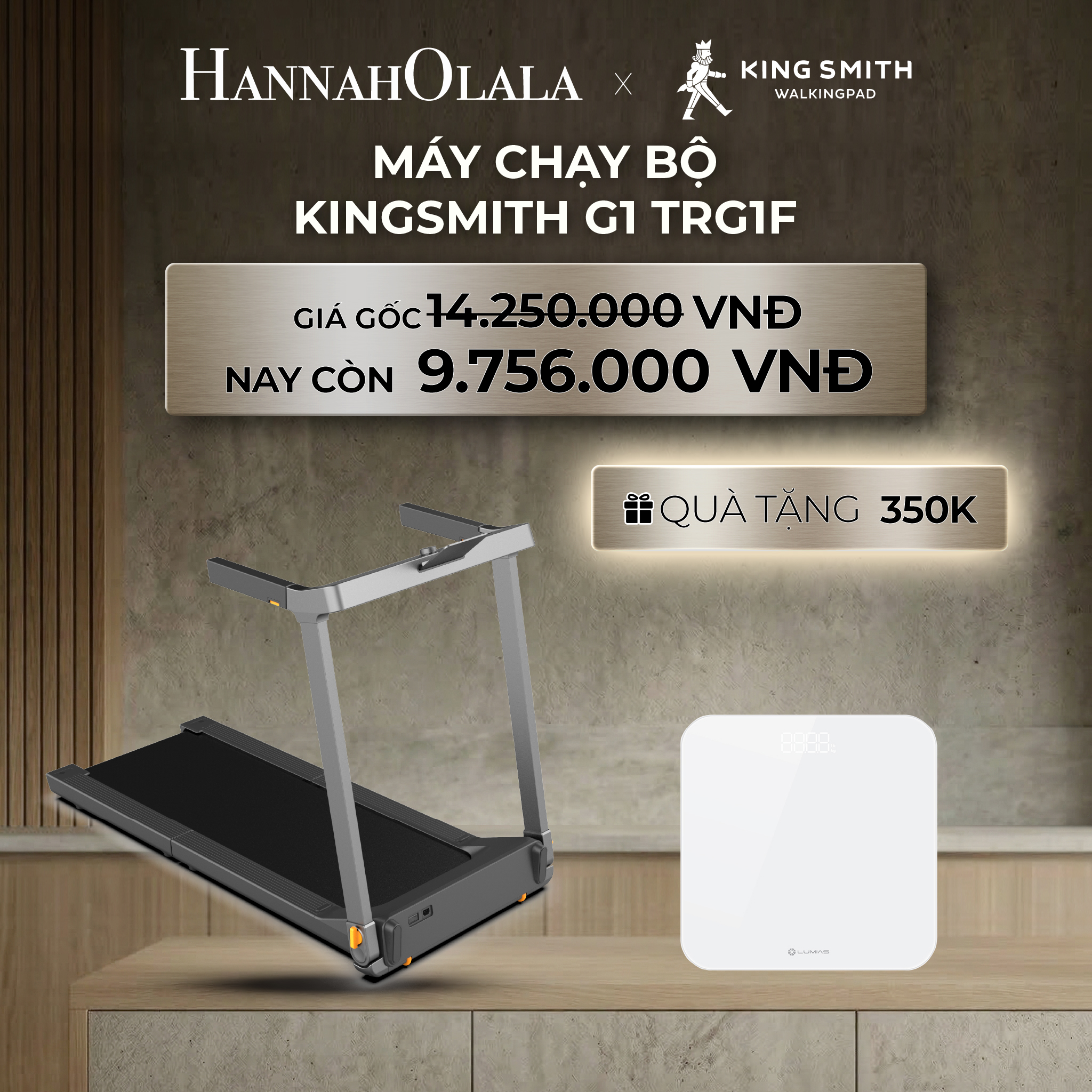 A1022_deal 4: máy chạy bộ kingsmith g1 trg1f