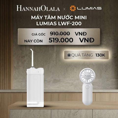  DEAL 4: MÁY TĂM NƯỚC MINI LUMIAS LWF-200P HỒNG 