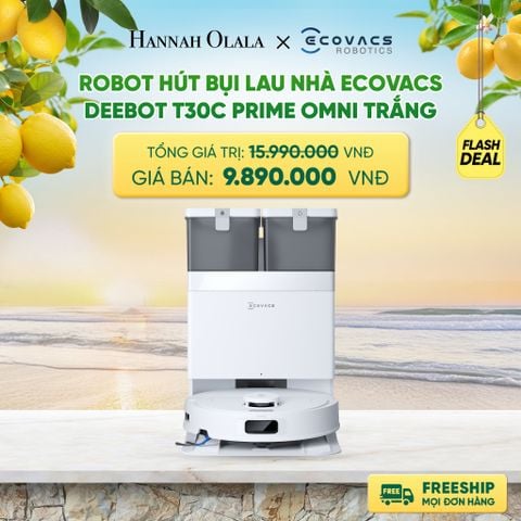  ROBOT HÚT BỤI LAU NHÀ ECOVACS DEEBOT T30C PRIME OMNI DEAL 4: 
