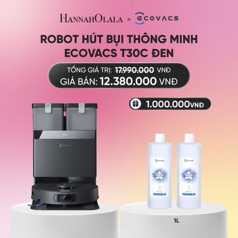  DEAL 4: ROBOT HÚT BỤI THÔNG MINH ECOVACS T30C ĐEN_A1699 