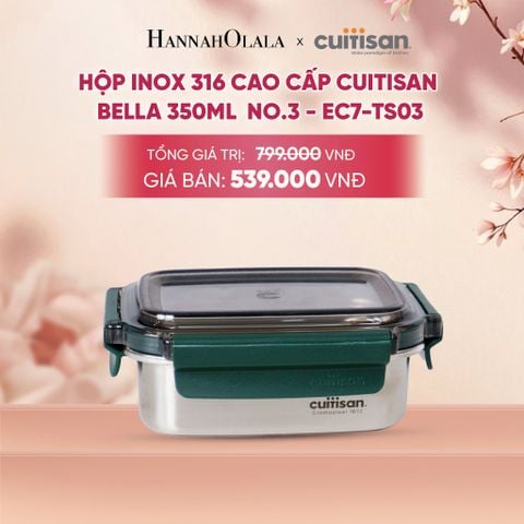  HỘP INOX 316 CAO CẤP CUITISAN BELLA - DEAL 4 