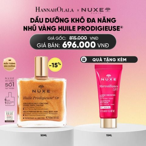  FLASH DEAL DẦU DƯỠNG KHÔ ĐA NĂNG ÁNH NHŨ NUXE HUILE PRODIGIEUSE® SHIMMERING 50ML (CHỌN HƯƠNG)_A886 