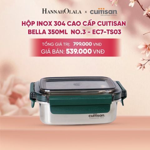  HỘP INOX 316 CAO CẤP CUITISAN BELLA - DEAL 4 - A1863 