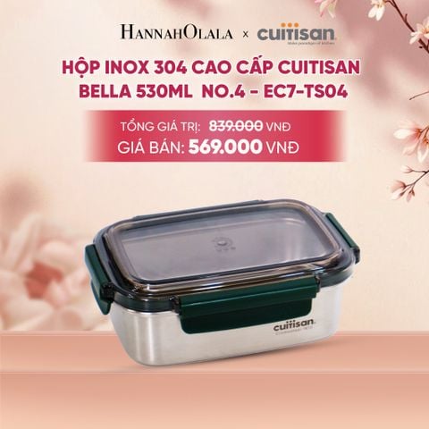  HỘP INOX 316 CAO CẤP CUITISAN BELLA - DEAL 4 - A1863 