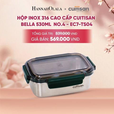 HỘP INOX 316 CAO CẤP CUITISAN BELLA - DEAL 4 