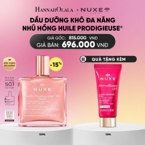  DẦU DƯỠNG KHÔ ĐA NĂNG ÁNH NHŨ NUXE HUILE PRODIGIEUSE® SHIMMERING 50ML (CHỌN HƯƠNG)_A913 