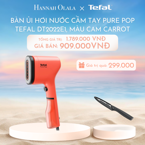  C1025_DEAL 4: BÀN ỦI HƠI NƯỚC CẦM TAY PURE POP TEFAL 