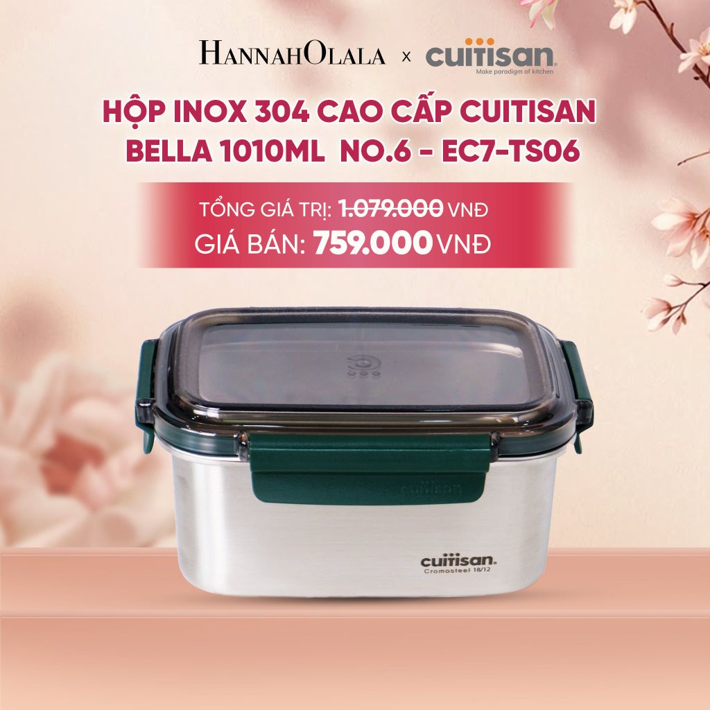  HỘP INOX 316 CAO CẤP CUITISAN BELLA - DEAL 4 - A1863 