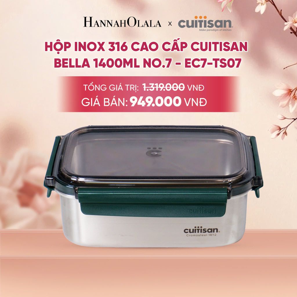  HỘP INOX 316 CAO CẤP CUITISAN BELLA - DEAL 4 
