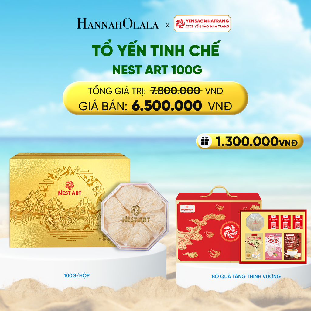  DEAL 4: TỔ YẾN TINH CHẾ NEST ART 100G 