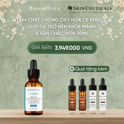  DEAL 4 TINH CHẤT CHỐNG OXY HÓA C E FERULIC GIÚP DA TRỞ NÊN KHỎE MẠNH & SĂN CHẮC HƠN 30ML 