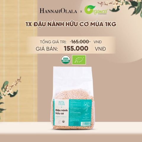  ĐẬU NÀNH HỮU CƠ MÙA 1KG - A1490 