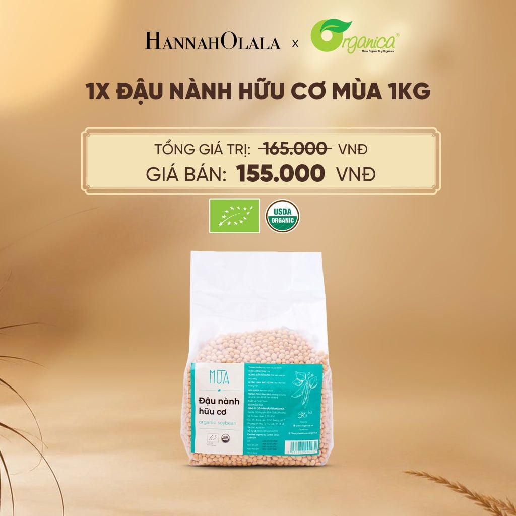  ĐẬU NÀNH HỮU CƠ MÙA 1KG - DEAL 4 - E113 