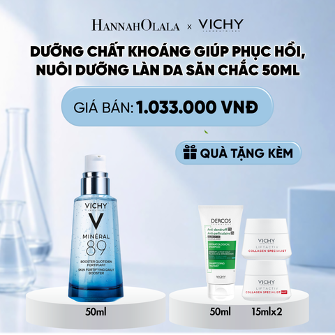  DƯỠNG CHẤT KHOÁNG GIÚP PHỤC HỒI, NUÔI DƯỠNG LÀN DA SĂN CHẮC MINERAL 89 50ML DEAL 4 