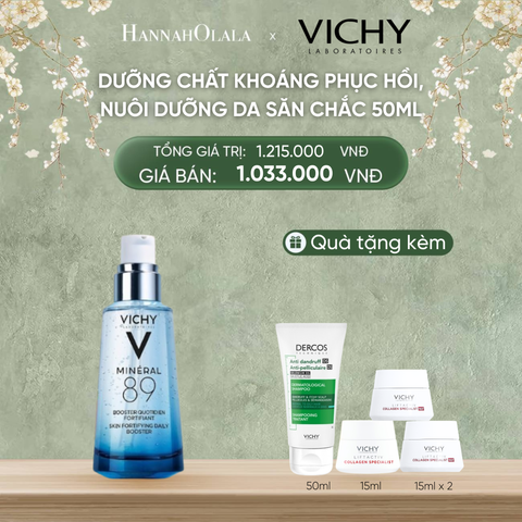  DEAL 4 DƯỠNG CHẤT KHOÁNG GIÚP PHỤC HỒI, NUÔI DƯỠNG LÀN DA SĂN CHẮC MINERAL 89 50ML 
