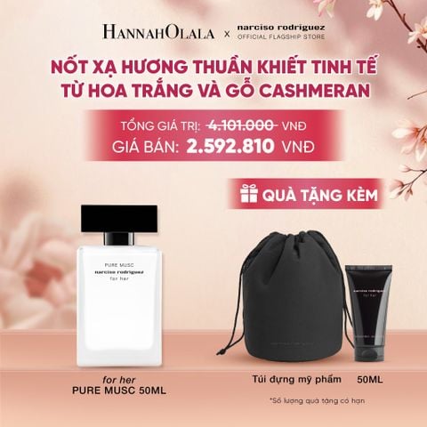  NƯỚC HOA NỮ NARCISO RODRIGUEZ PURE MUSC FOR HER EAU DE PARFUM 50ML - DEAL 4 