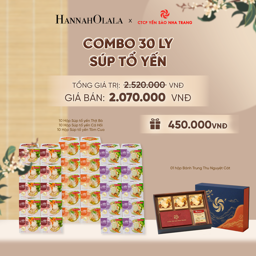  COMBO 30 LY SÚP TỔ YẾN - DEAL 4 - A1338 