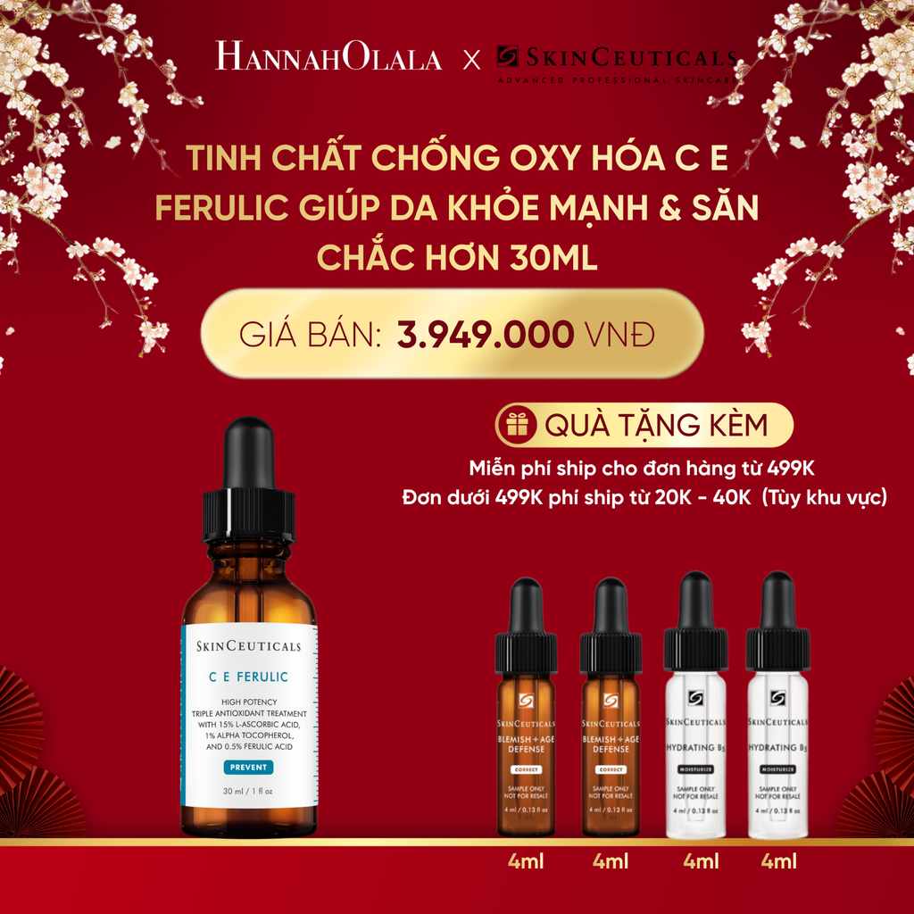  A1640_DEAL 4 TINH CHẤT CHỐNG OXY HÓA C E FERULIC GIÚP DA TRỞ NÊN KHỎE MẠNH & SĂN CHẮC HƠN 30ML 