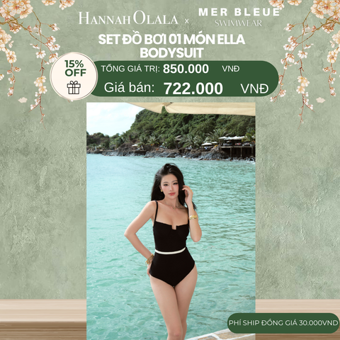  DEAL 2: SET ĐỒ BƠI 1 MẢNH ELLA BODYSUIT 