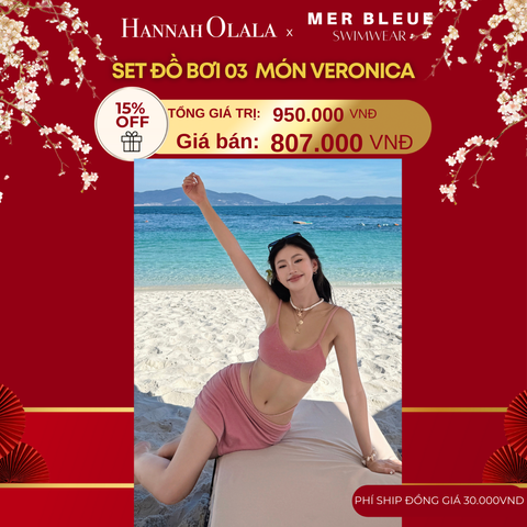  DEAL 5: SET ĐỒ BƠI 3 MÓN VERONICA 
